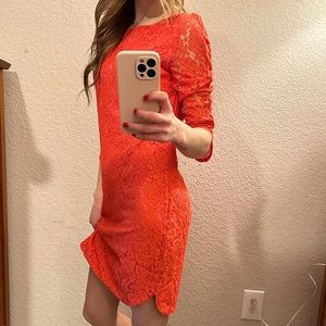 Vince Camuto Coral lace dress